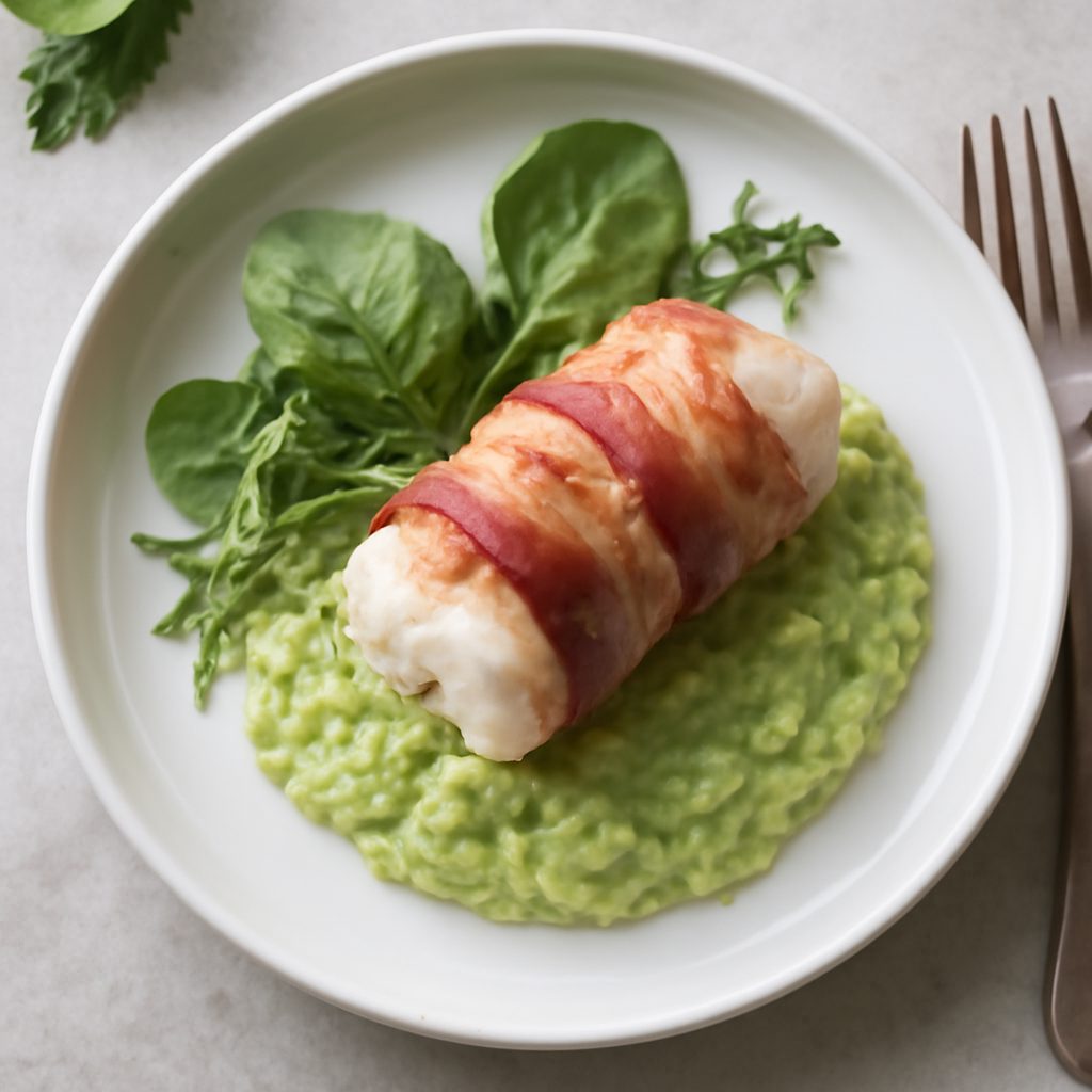 Coda di rospo al bacon con salsa ai porri - Versione