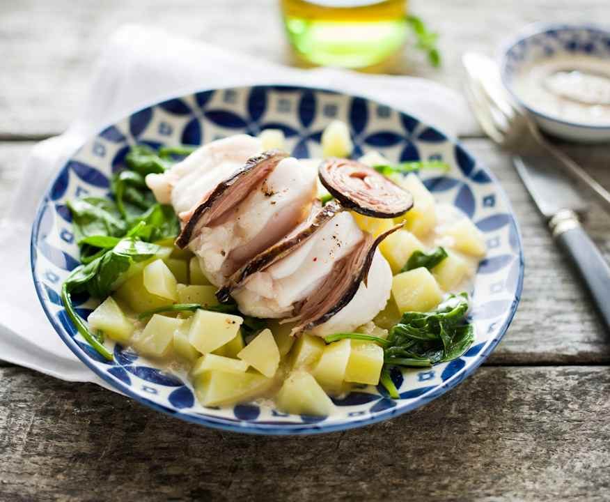 Coda di rospo all'andouille Protein