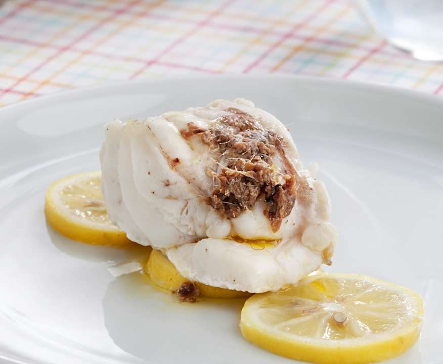 Coda di rospo alle acciughe e limone Protein