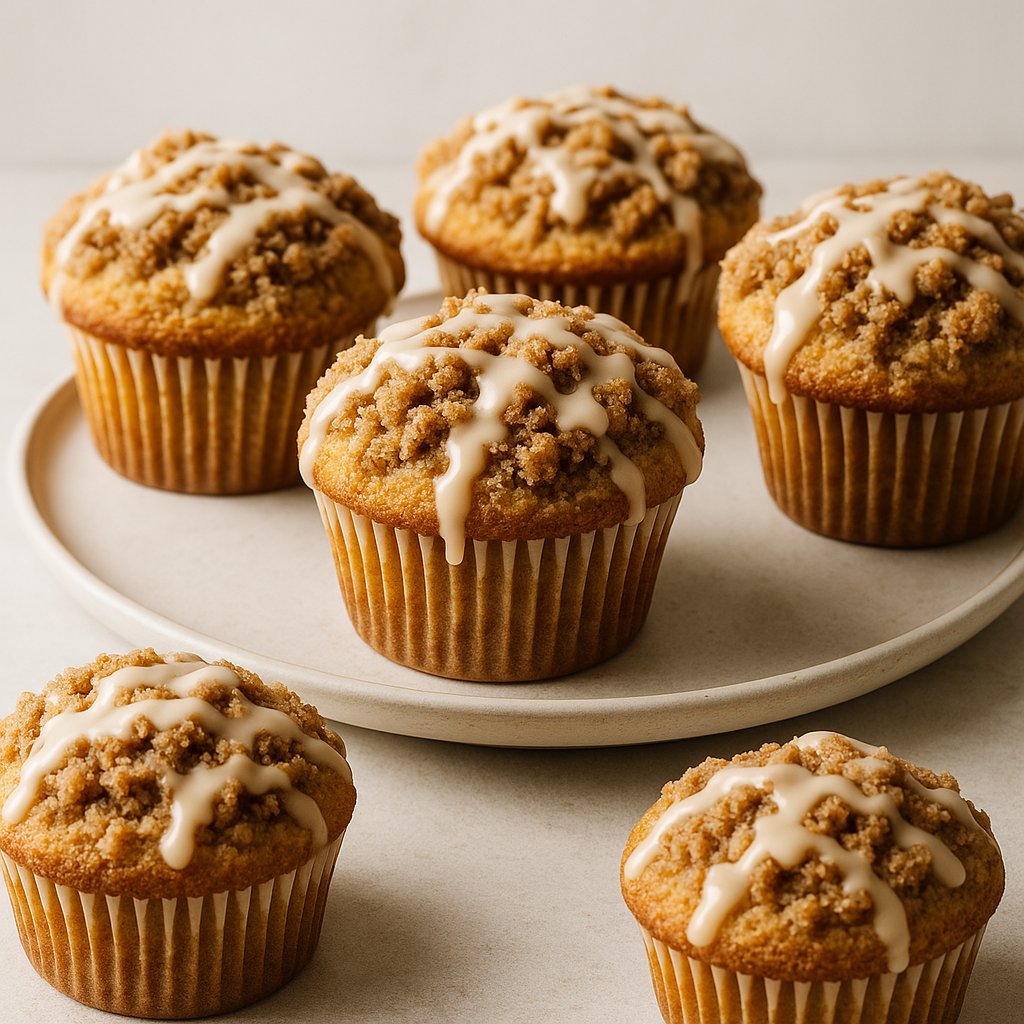 Coffee Cake Muffins Low Carb