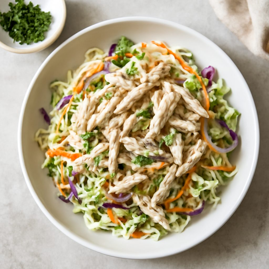 Coleslaw Proteico Low-Carb