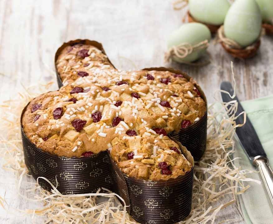 Colomba ai mirtilli rossi e cioccolato bianco Low Fat