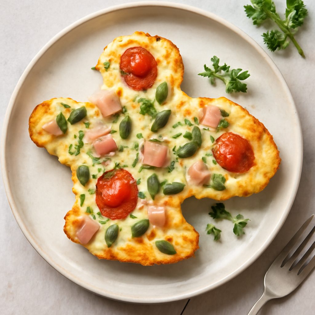 Colomba salata proteica mortadella e pistacchi low-carb