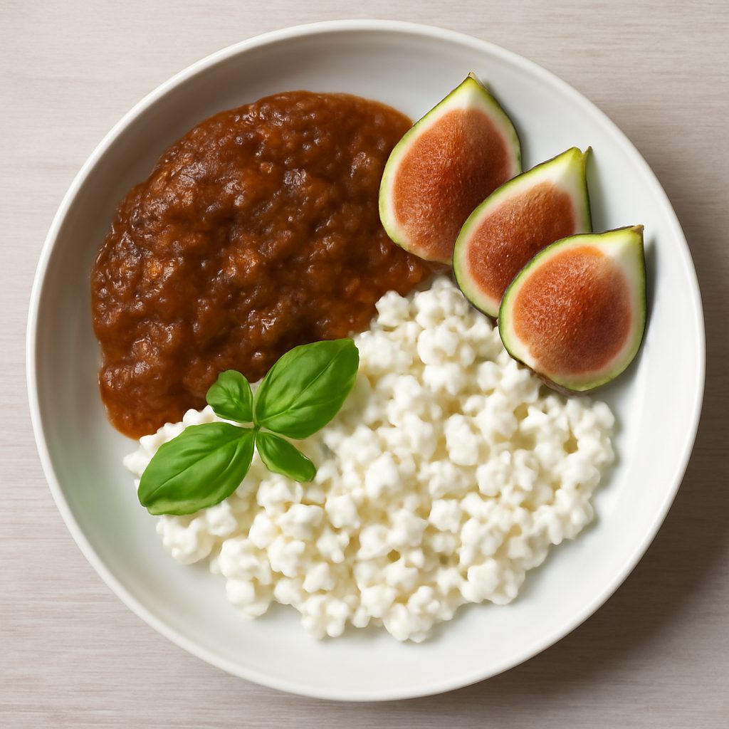 Composta di fichi fit proteica low-carb