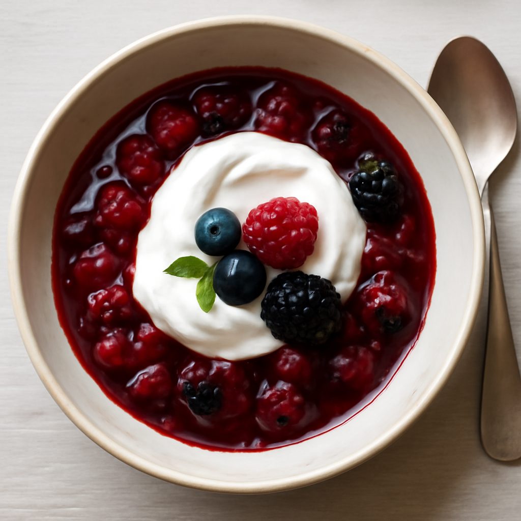 Composta di frutti di bosco con stevia