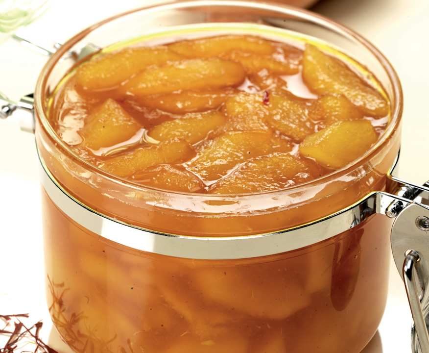 Composta di pere, limoni e pistilli di zafferano Protein