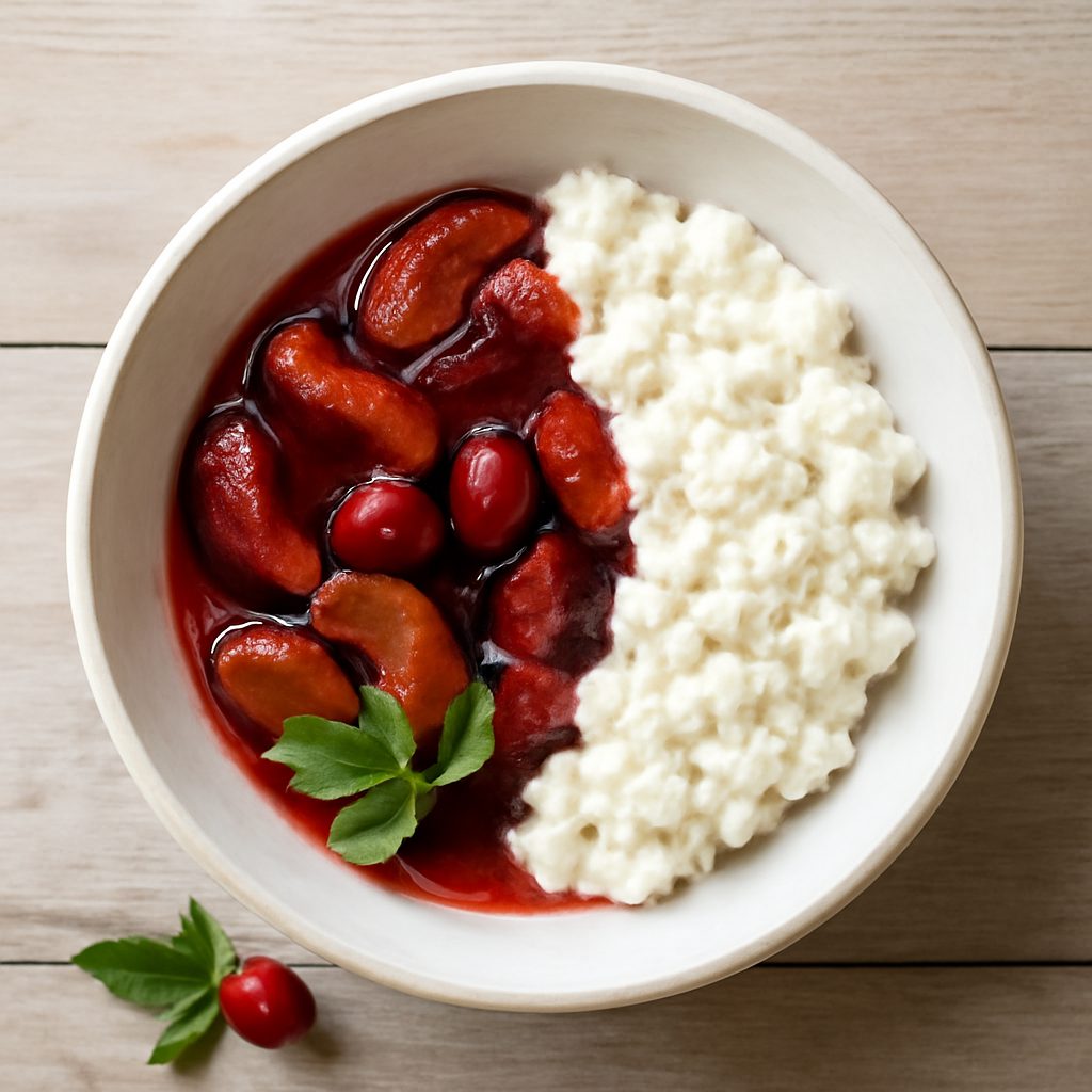 Composta di prugne e rosa canina Protein