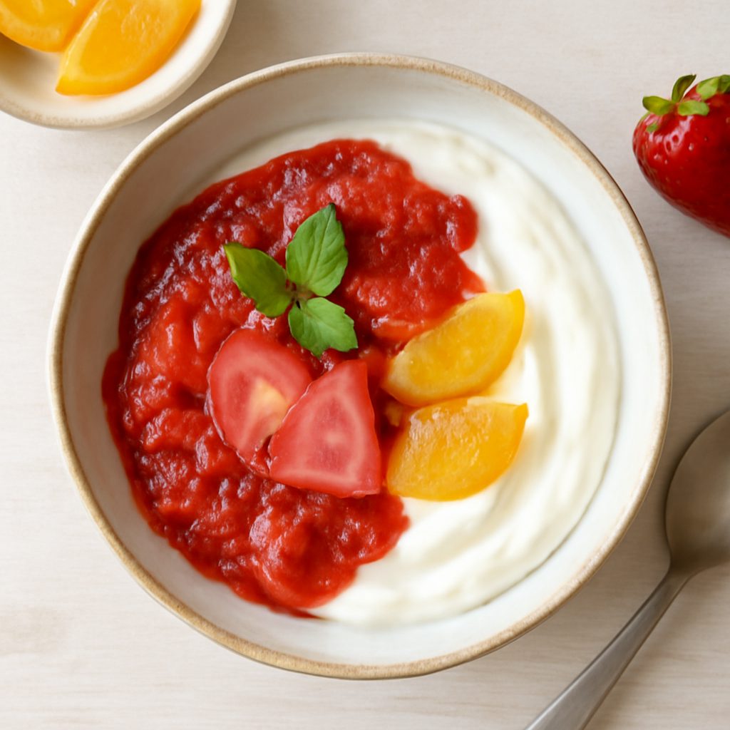 Confettura di fragole e arance proteica low-carb