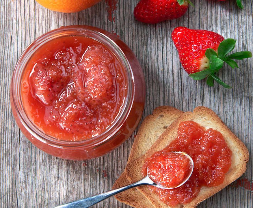 Confettura di fragole e arance Low Fat