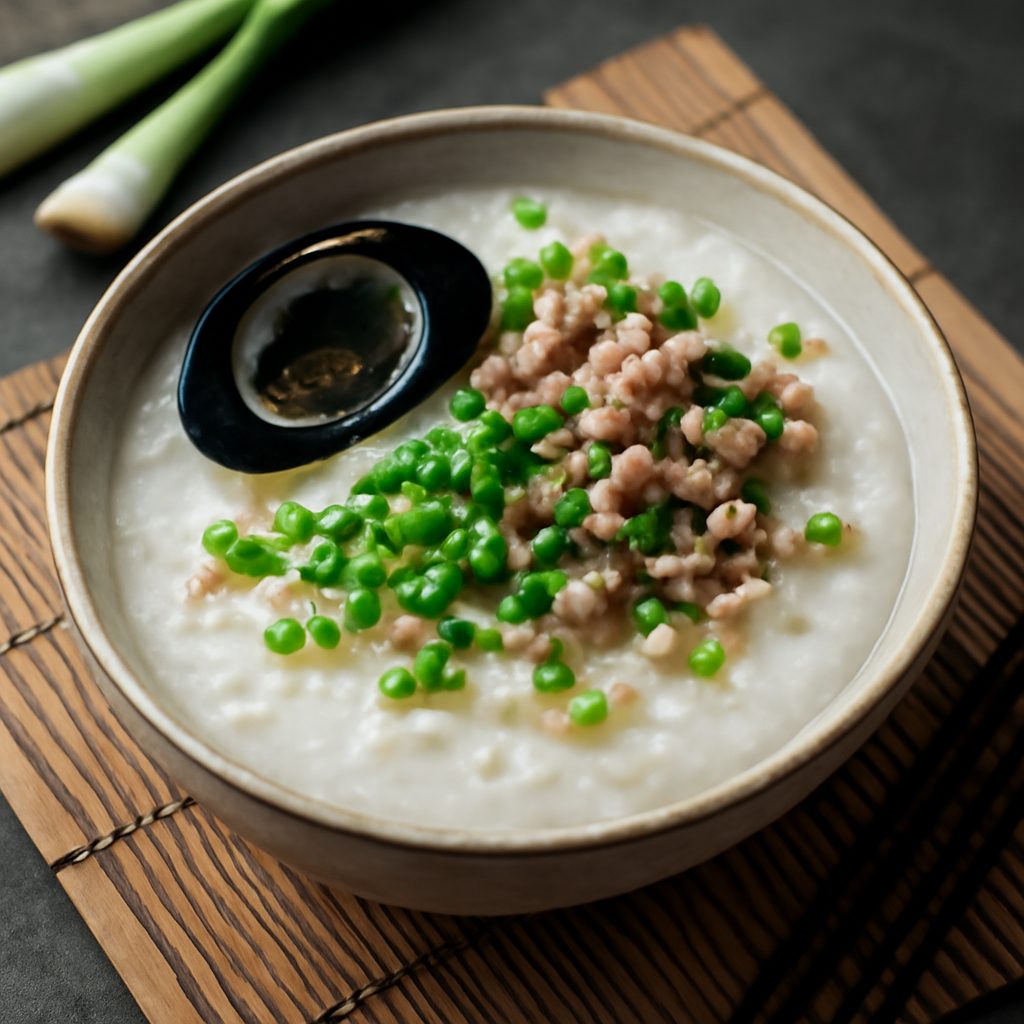 Congee di Maiale e Uovo Secolare – Versione Low Fat