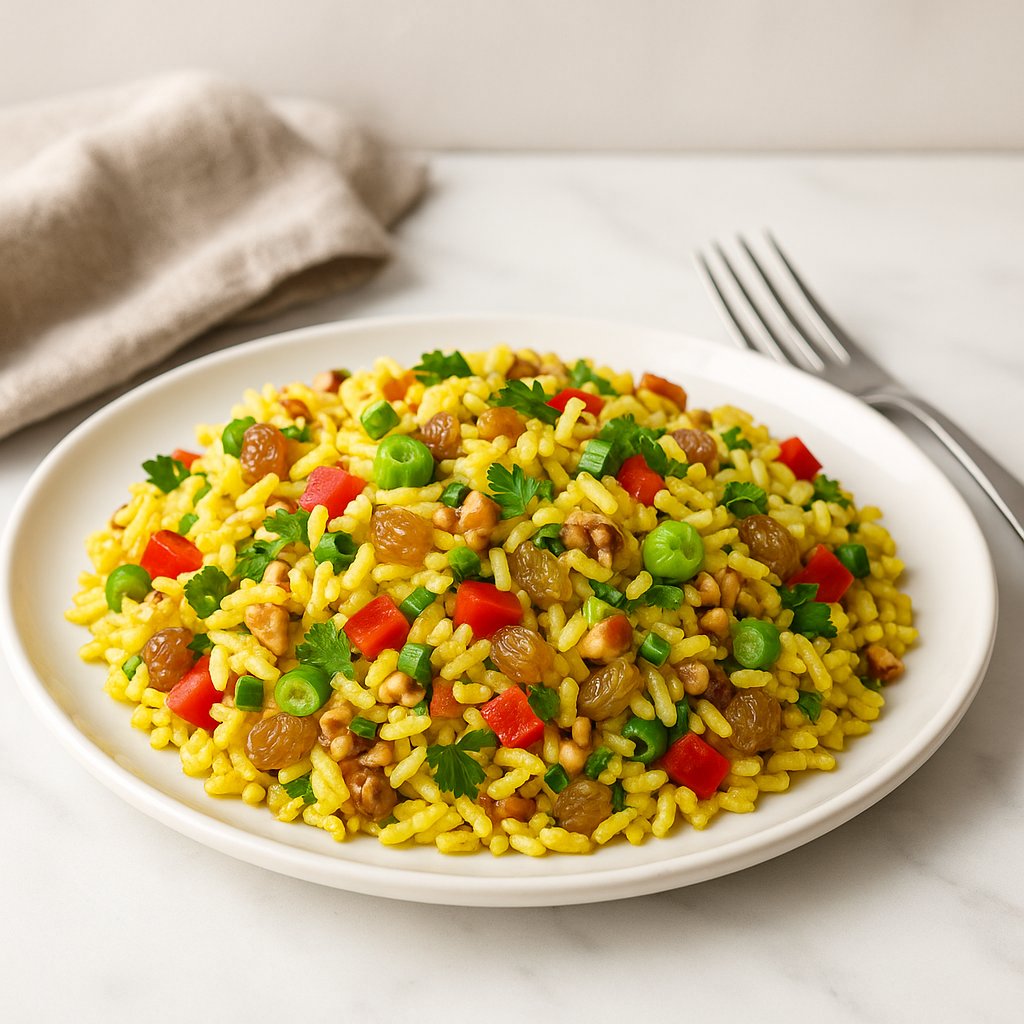 Contest-Winning Curried Rice Salad Low Carb