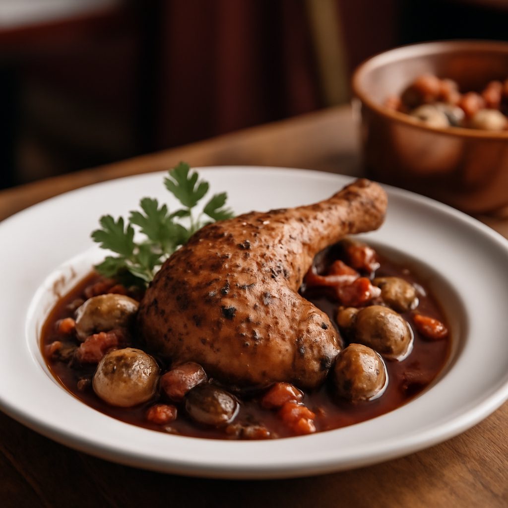Coq Au Vin - Pollo al Vino Rosso Francese