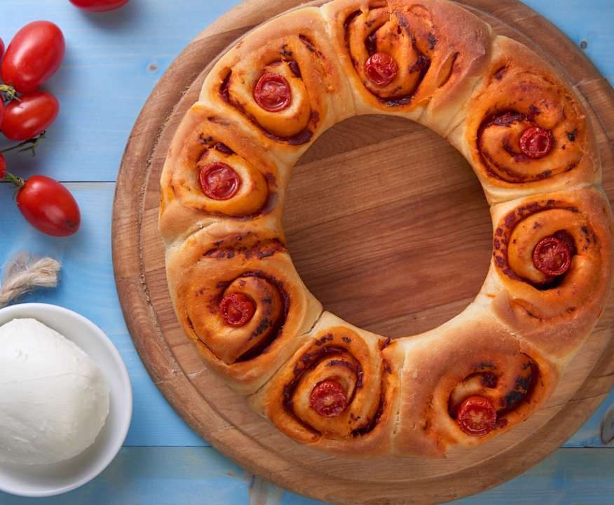 Corona di pan di pizza Low Fat