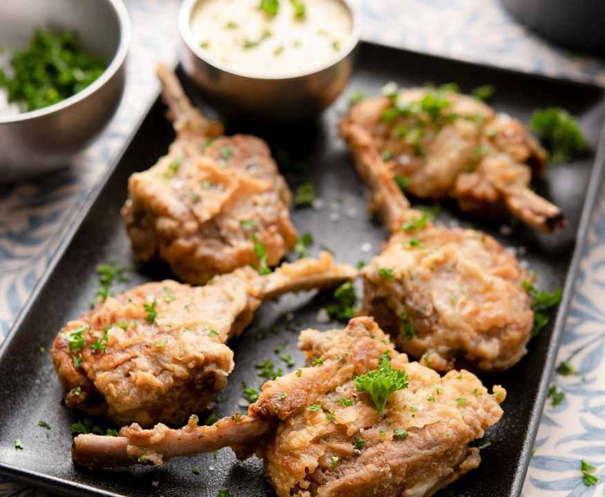 Costolette di agnello in salsa bernese Low Carb