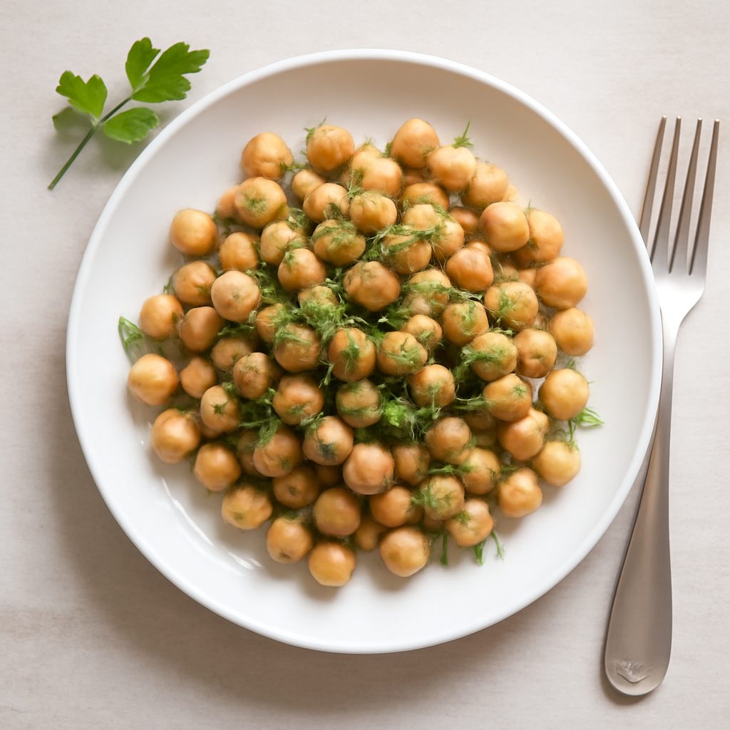 Cottura dei ceci con tofu affumicato Low Fat