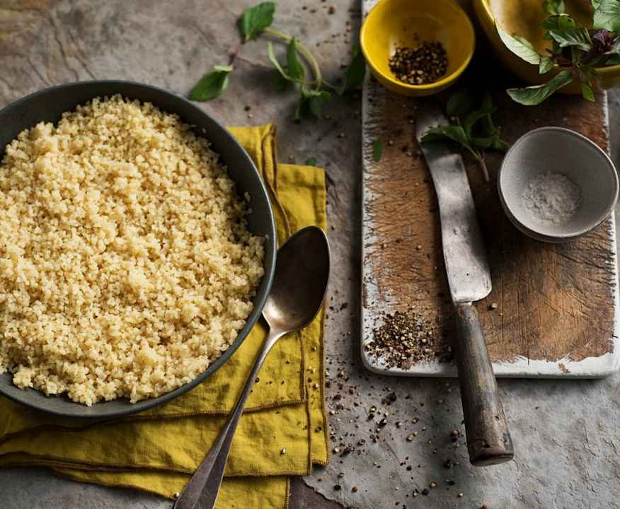 Cottura del bulgur a grana media