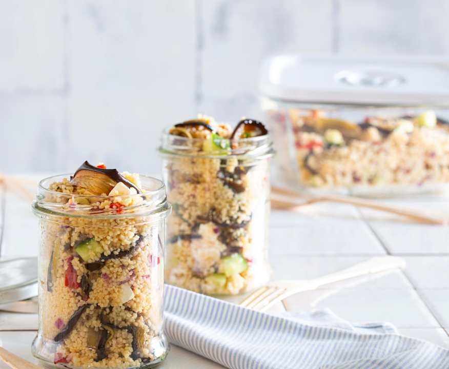 Cous cous con Feta e melanzane Protein
