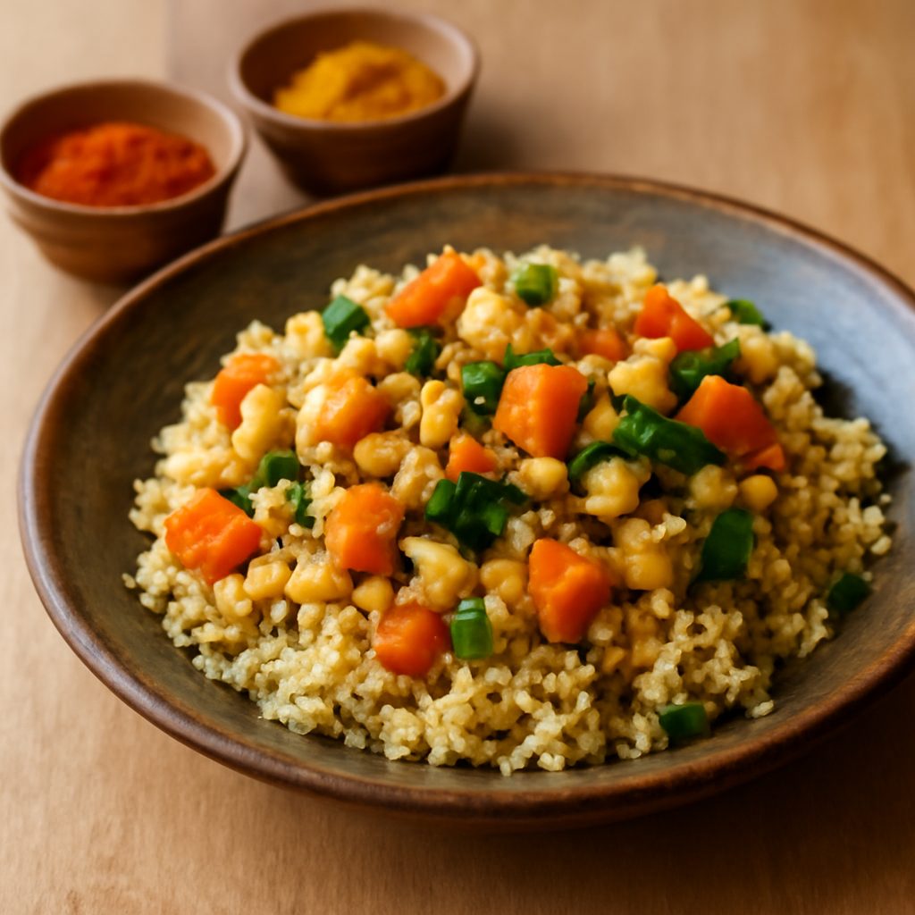 Couscous marocchino light con verdure e ceci