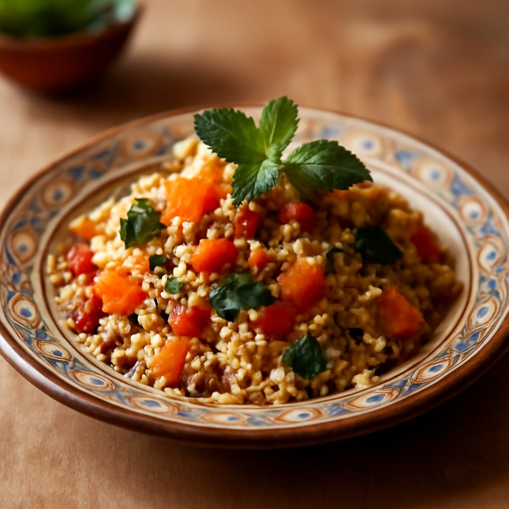 Couscous orientale light con agnello magro e verdure