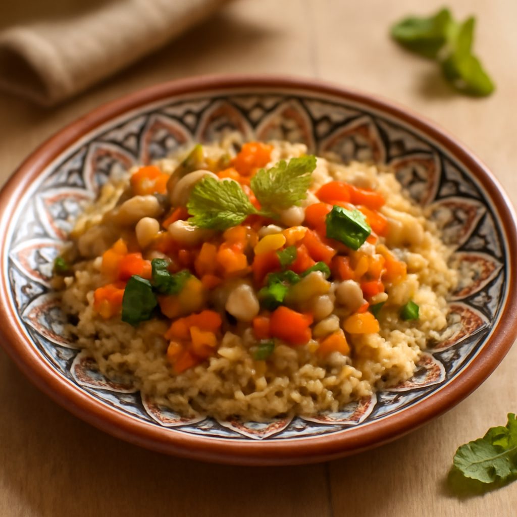 Couscous orientale light con carni magre e verdure