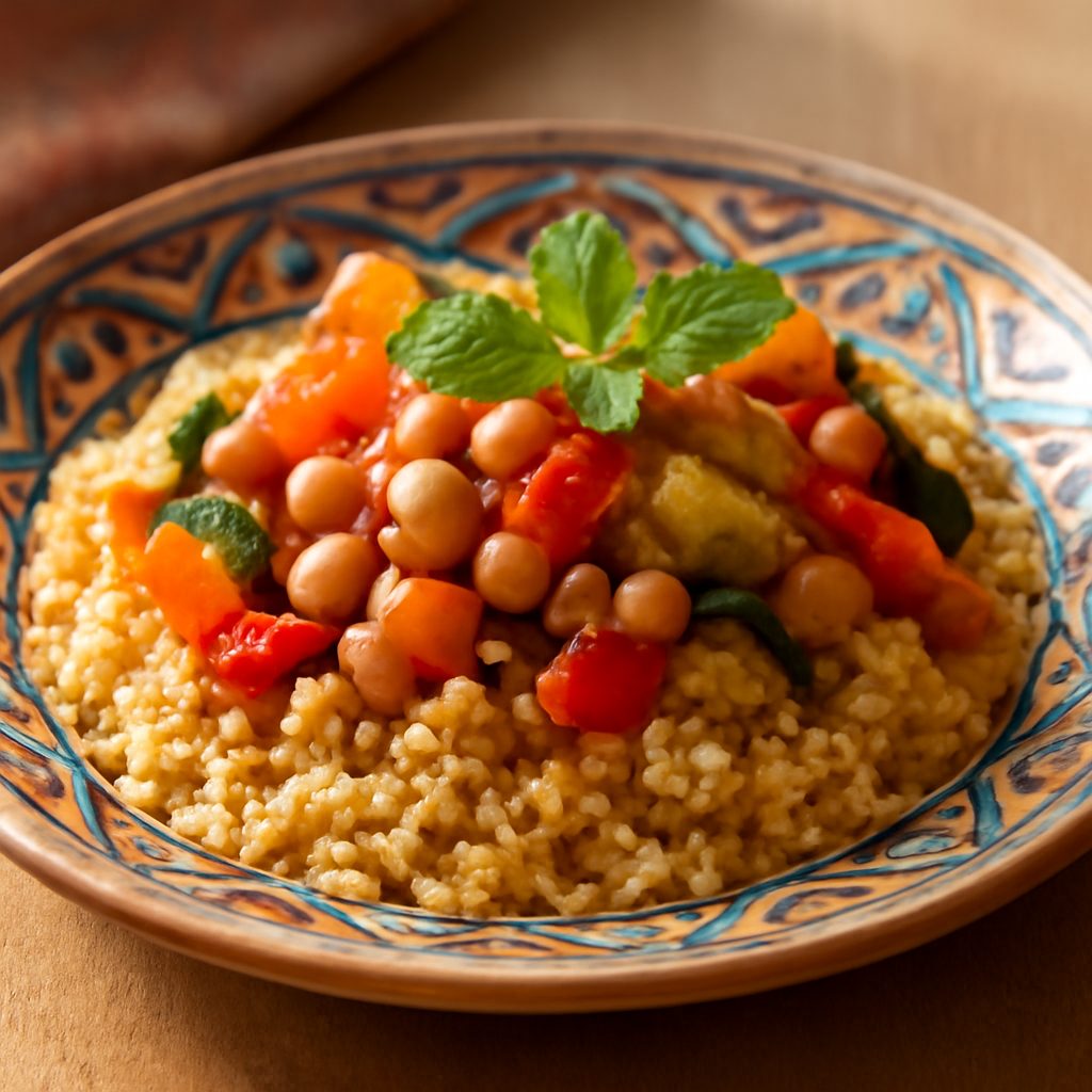 Couscous orientale light con pollo e verdure