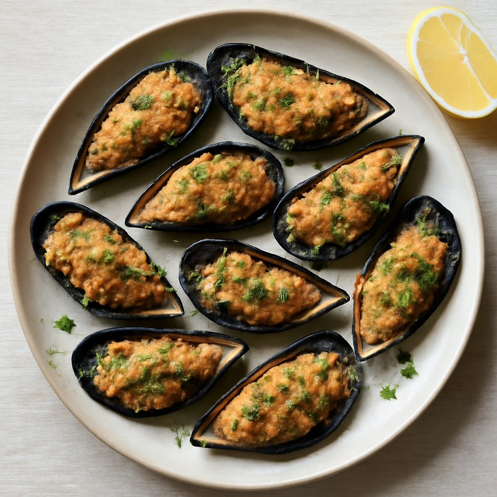 Cozze ripiene alla pugliese low-carb proteico