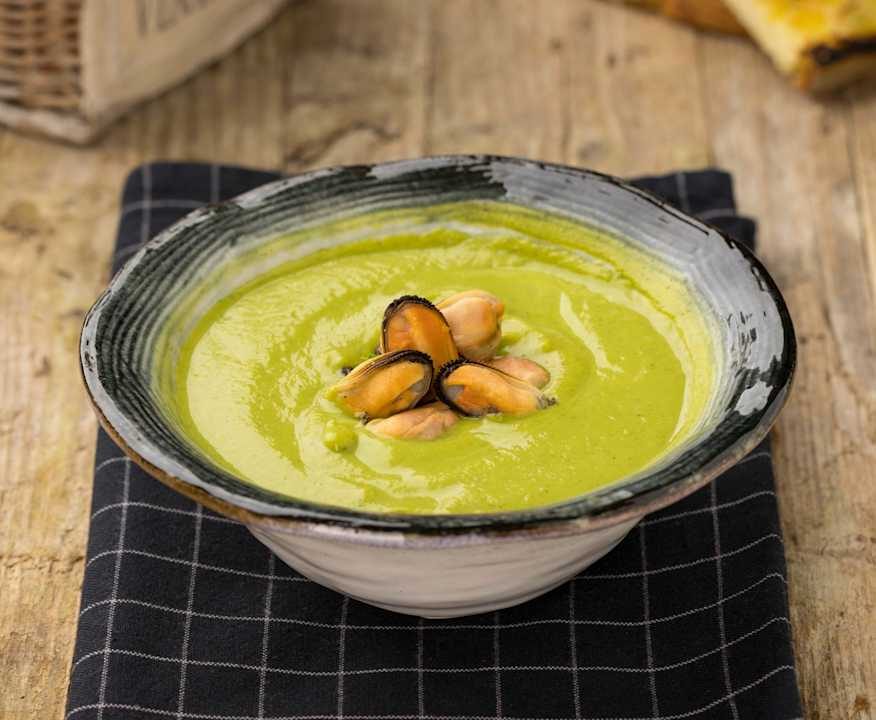 Cozze su crema di zucchine Low Carb