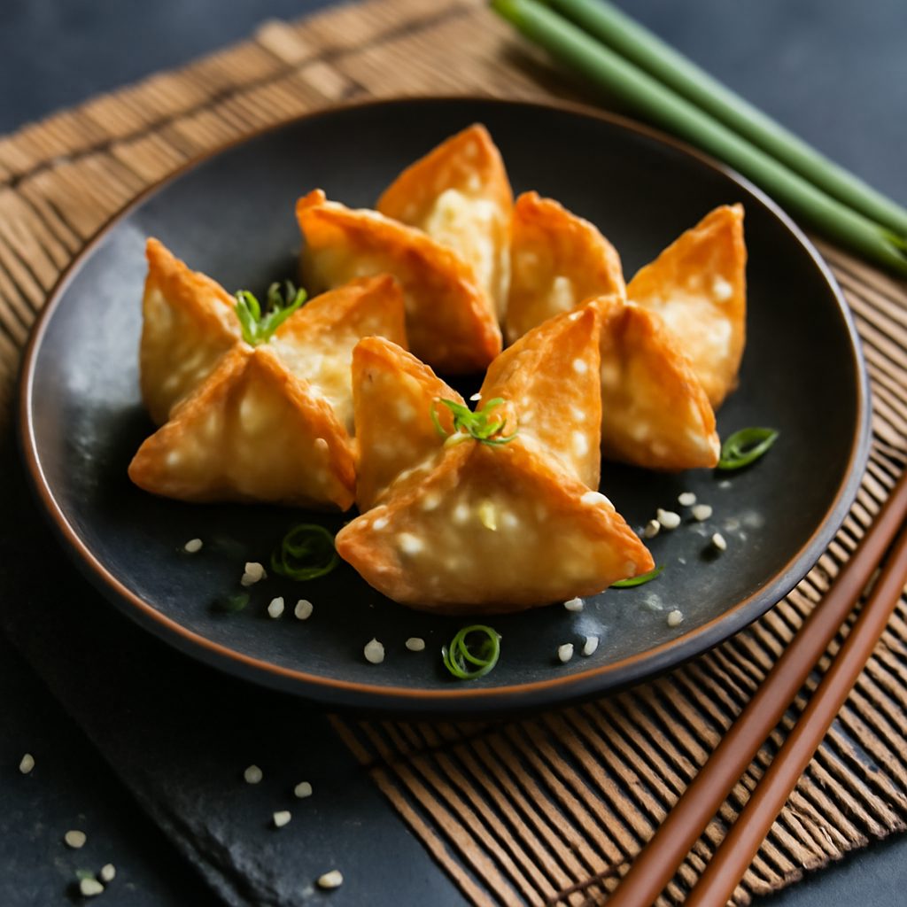 Crab Rangoon in friggitrice ad aria