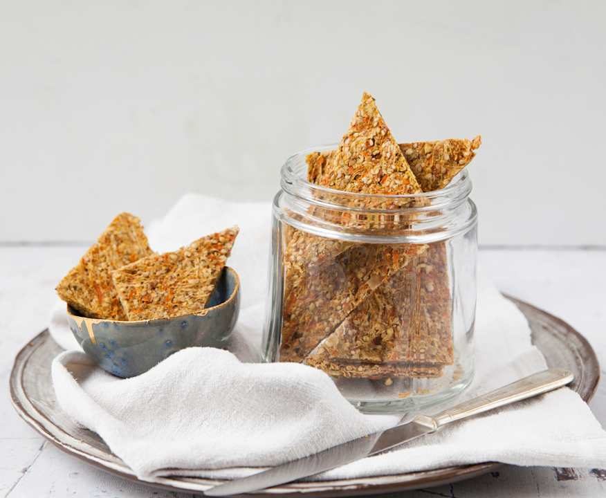 Cracker ai semi di canapa e crauti Low Fat