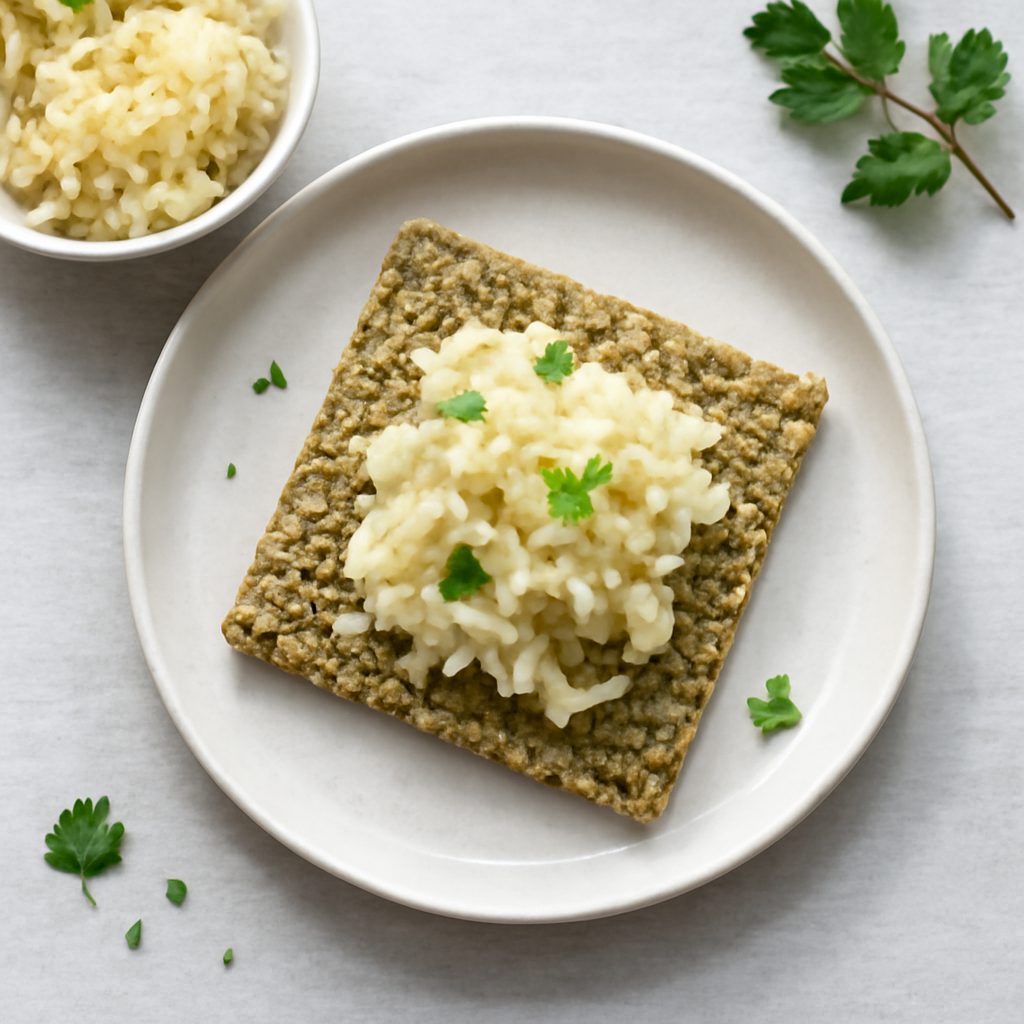 Cracker ai semi di canapa e crauti - Versione