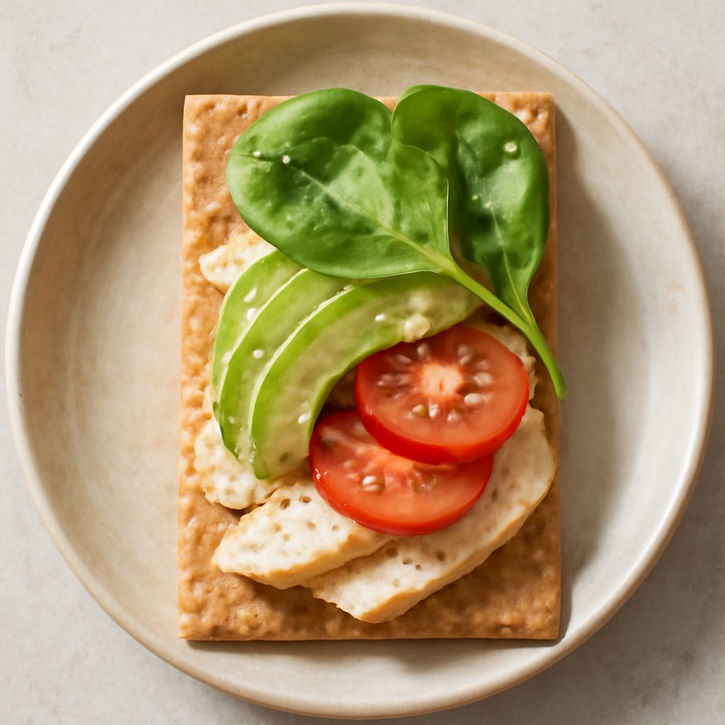 Cracker proteico all'amaranto low-carb