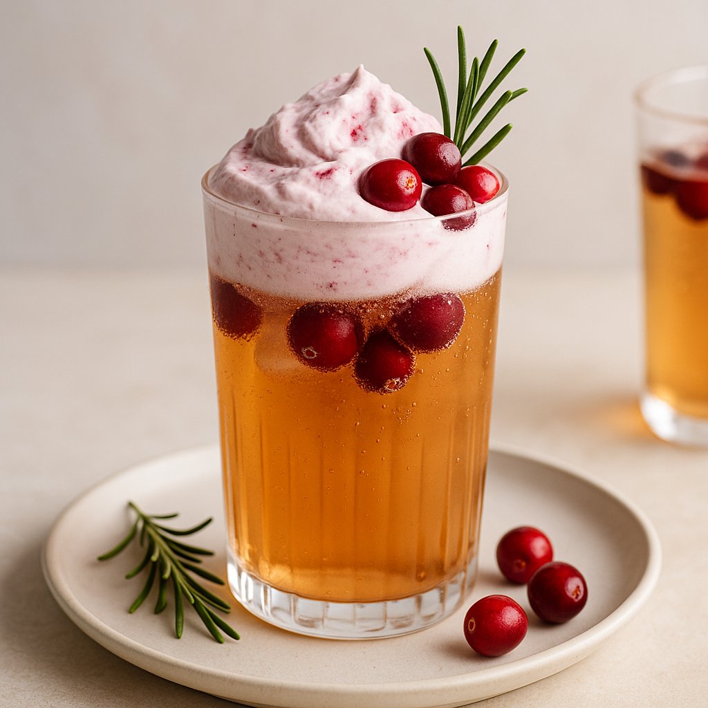 Cranberry Cream Whipped Ginger Ale Protein