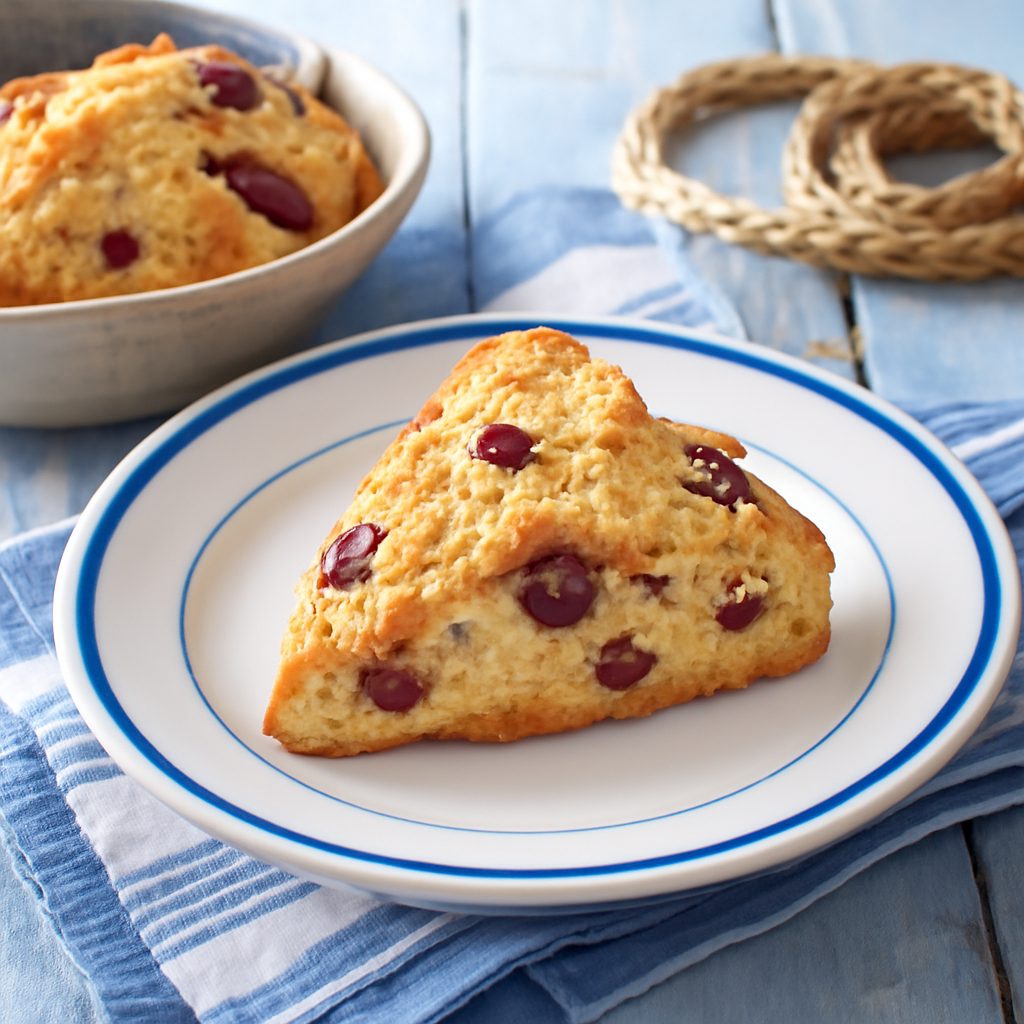 Scones ai Mirtilli Rossi