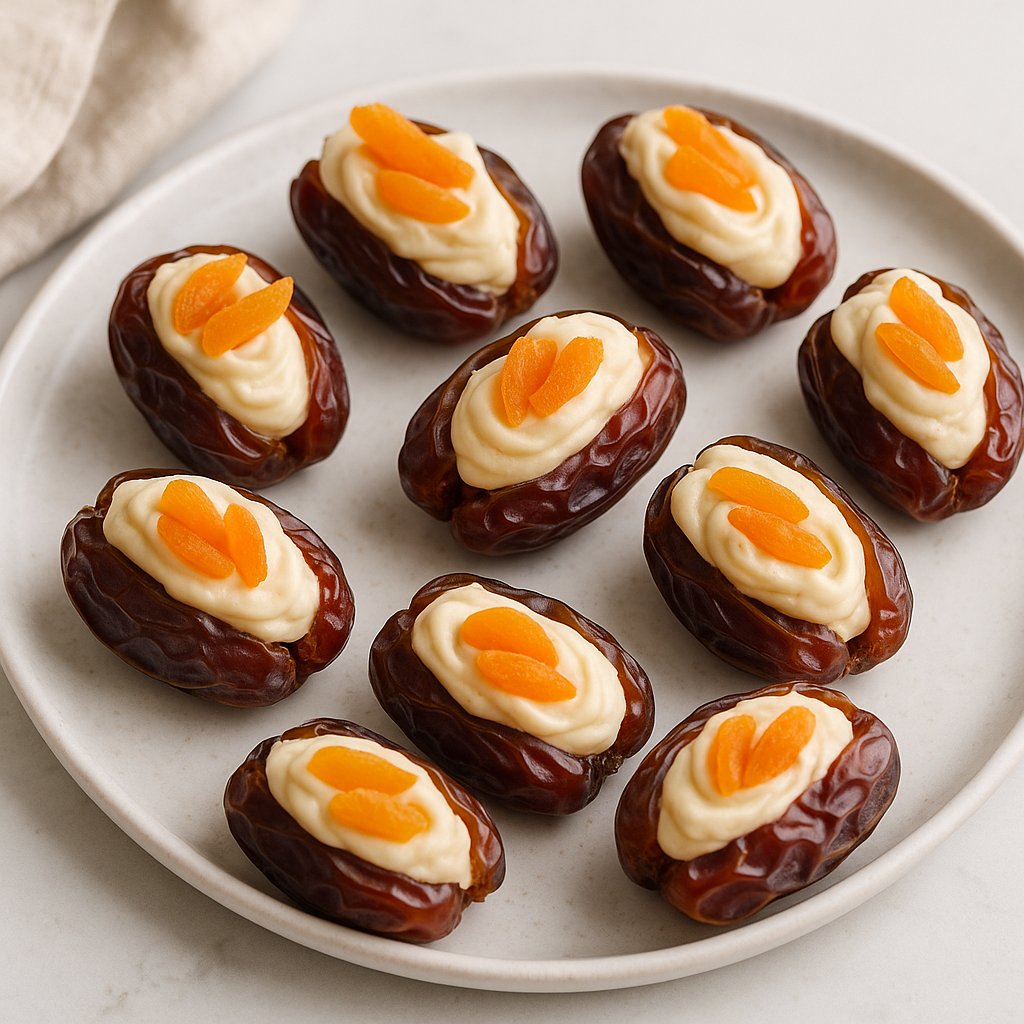 Creamy Apricot Stuffed Dates Protein