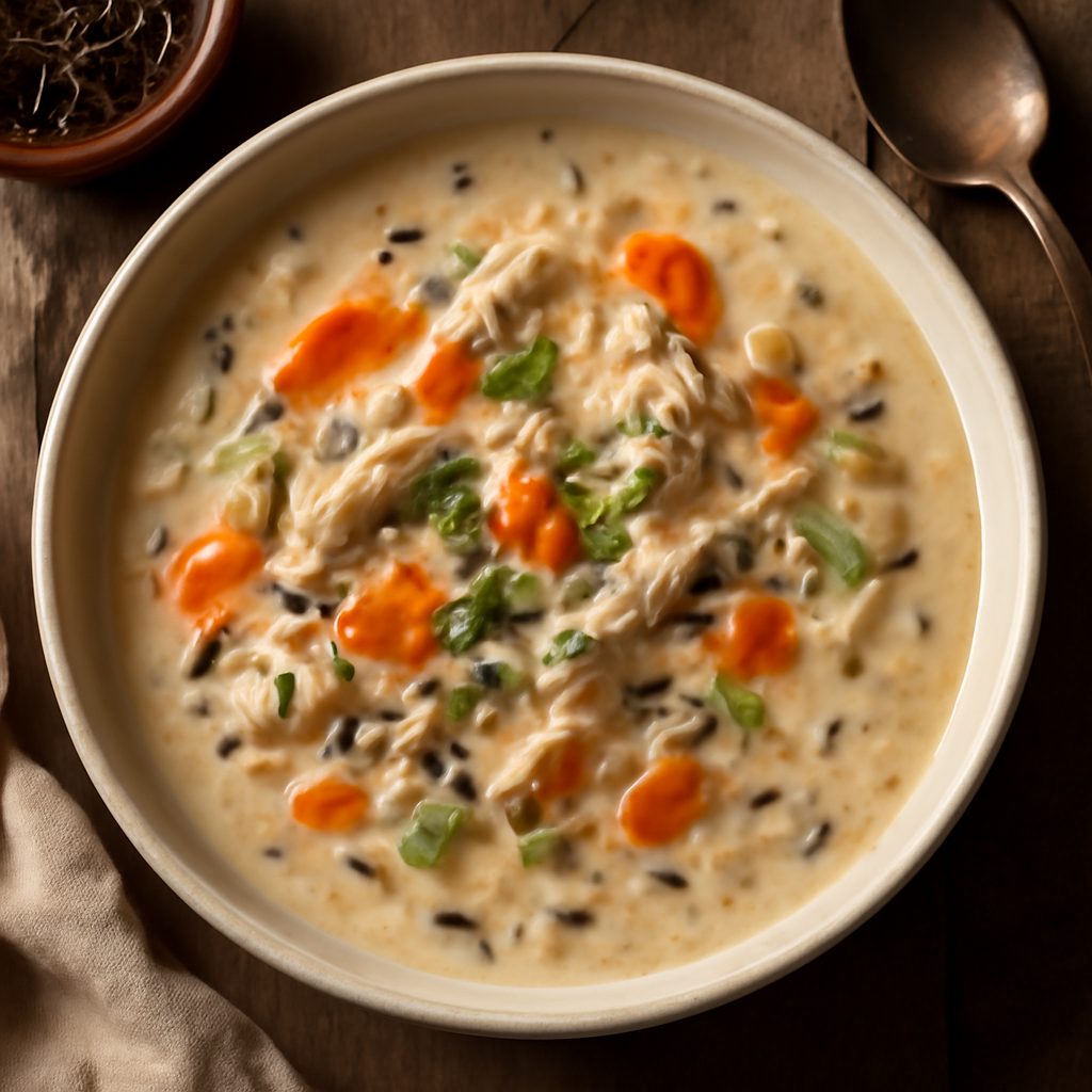 Zuppa Cremosa di Pollo e Riso Selvatico Protein