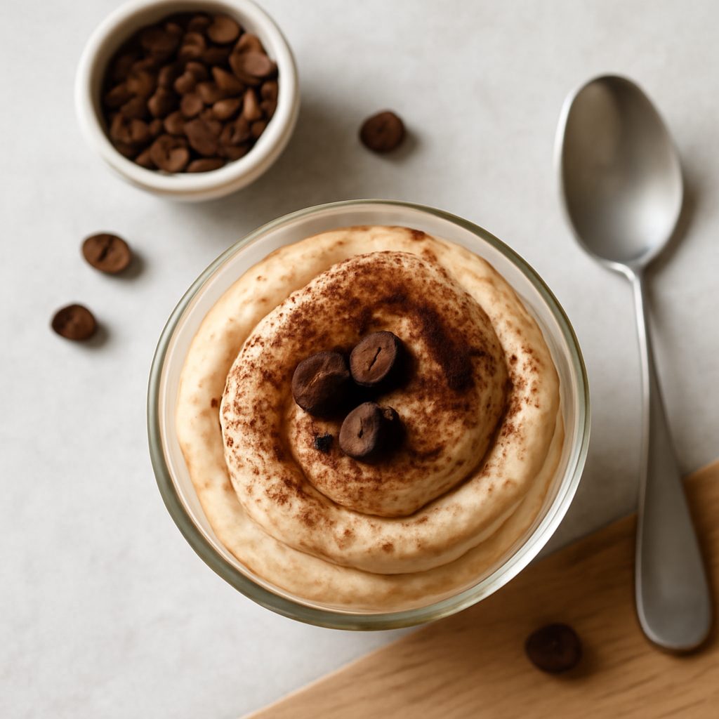 Crema al caffè proteica low-carb