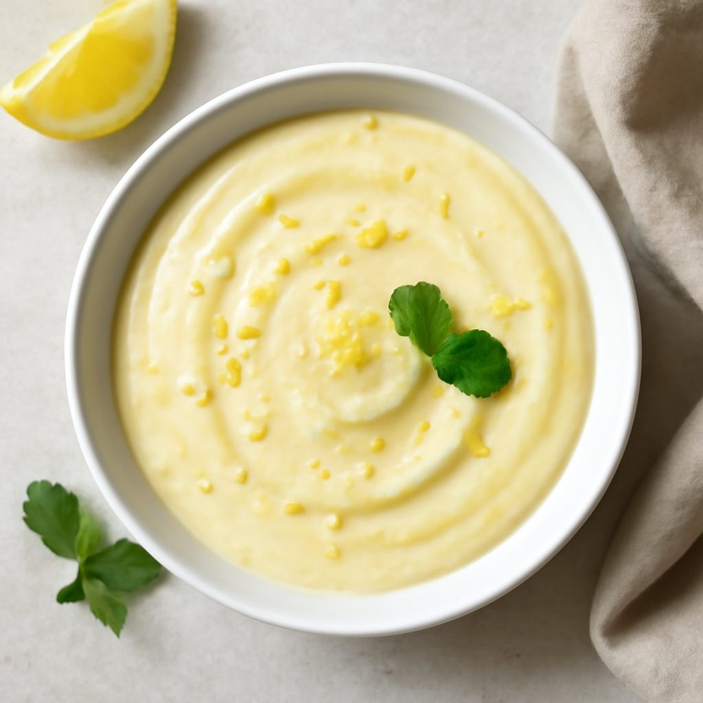 Crema al limone con cialda di mandorle - Versione Low Fat