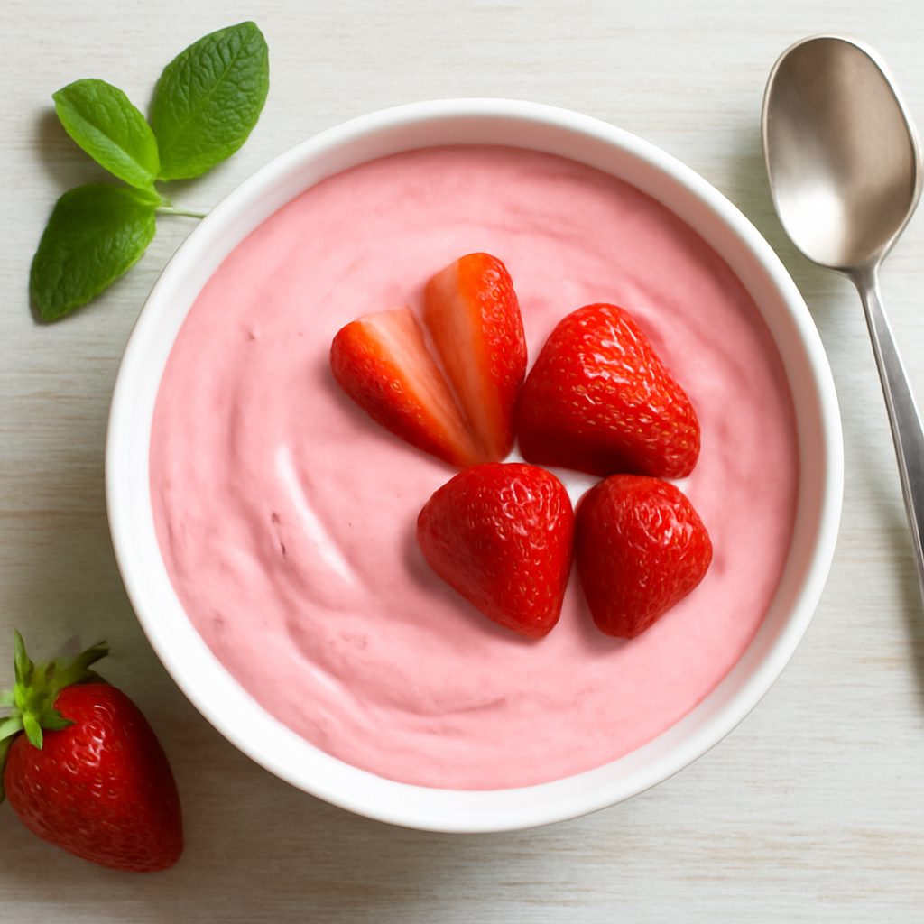 Crema alle fragole proteica low-carb