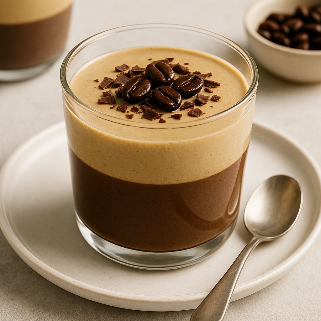 Crema budino al caffè e cioccolato Low Fat