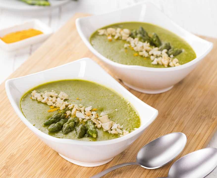 Crema di asparagi e curcuma Protein