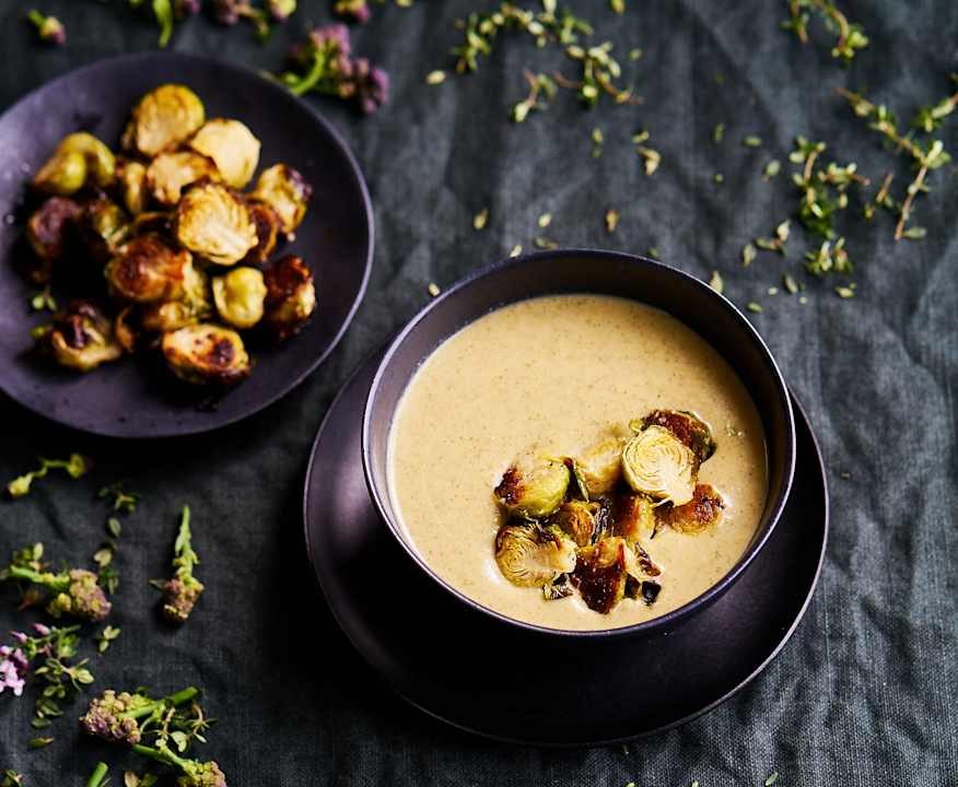 Crema di broccoli e cavoletti di Bruxelles
