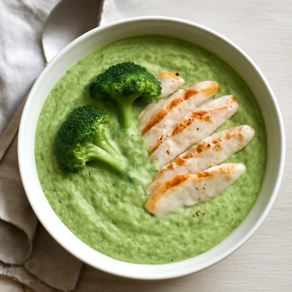 Crema di broccoli con mandorle