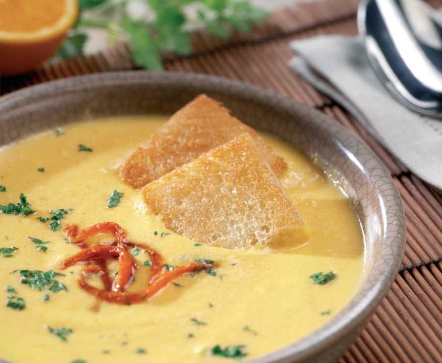 Crema di carote all'arancia Low Carb