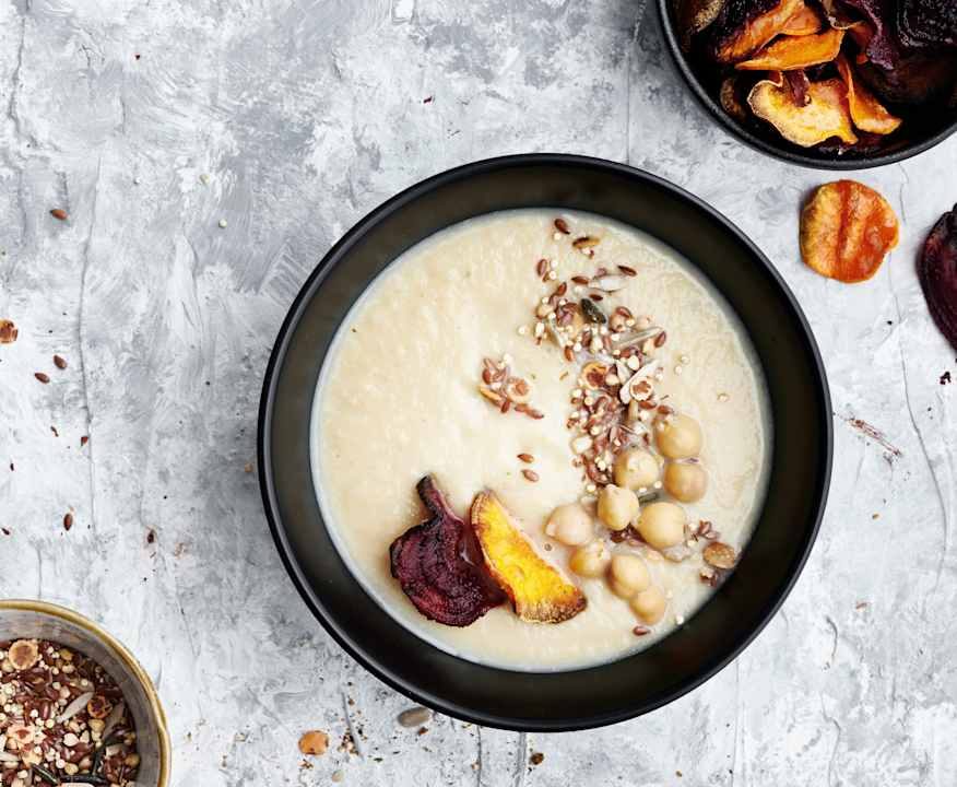Crema di cavolfiore e ceci (vegan) Low Fat