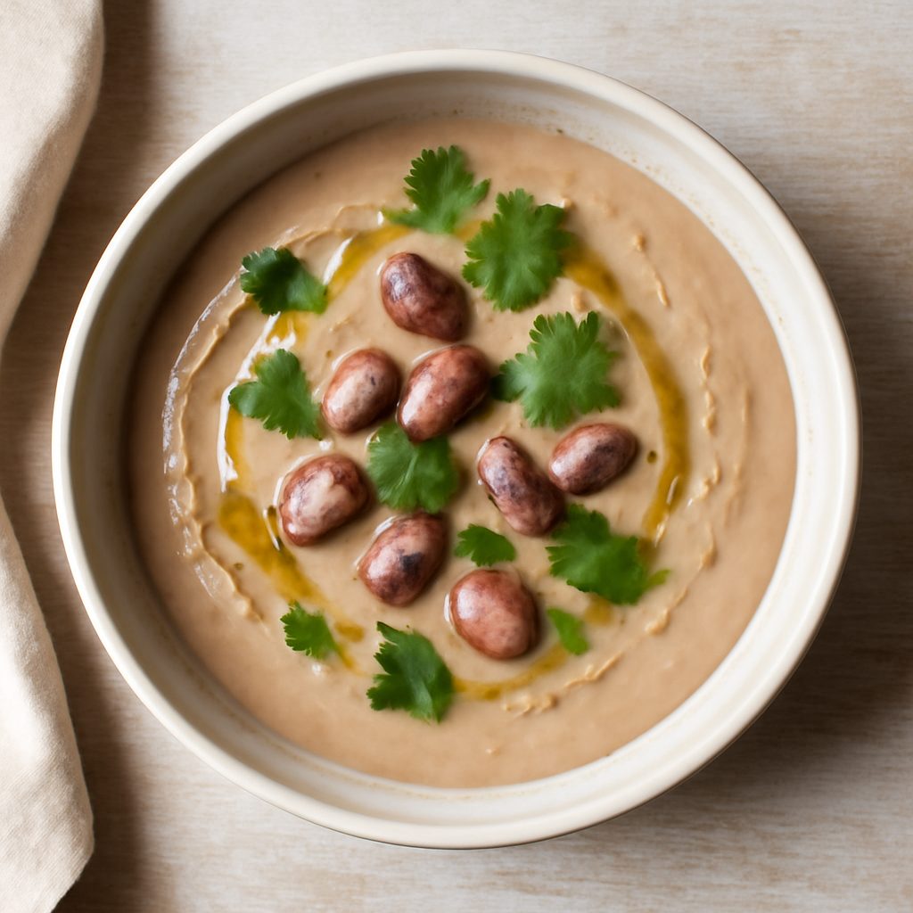Crema di fagioli borlotti proteica low-carb