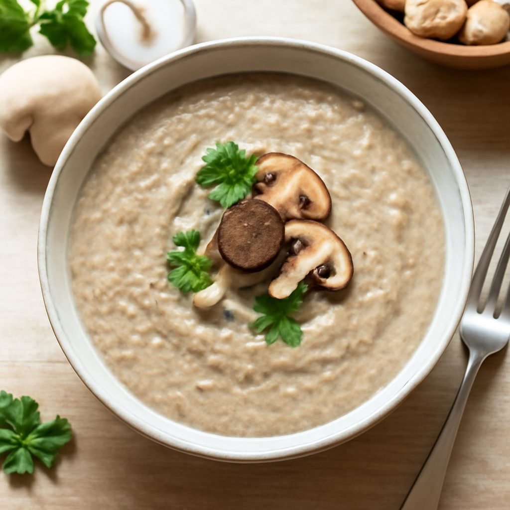 Crema di funghi al profumo di tartufo
