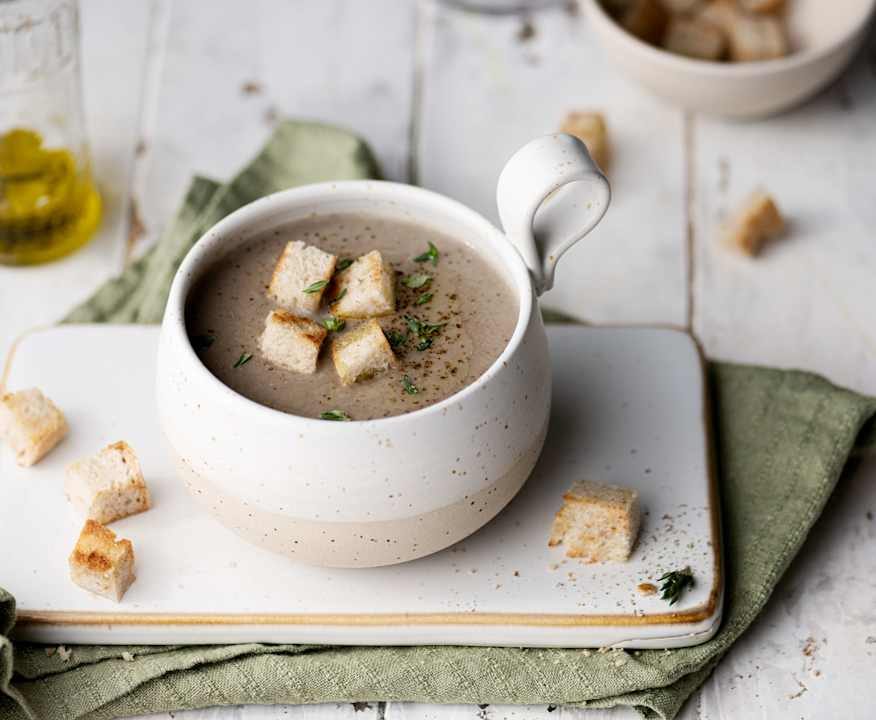 Crema di funghi al profumo di tartufo (vegan) Protein