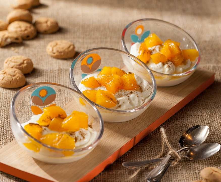 Crema di pesche caramellate e cannella Protein