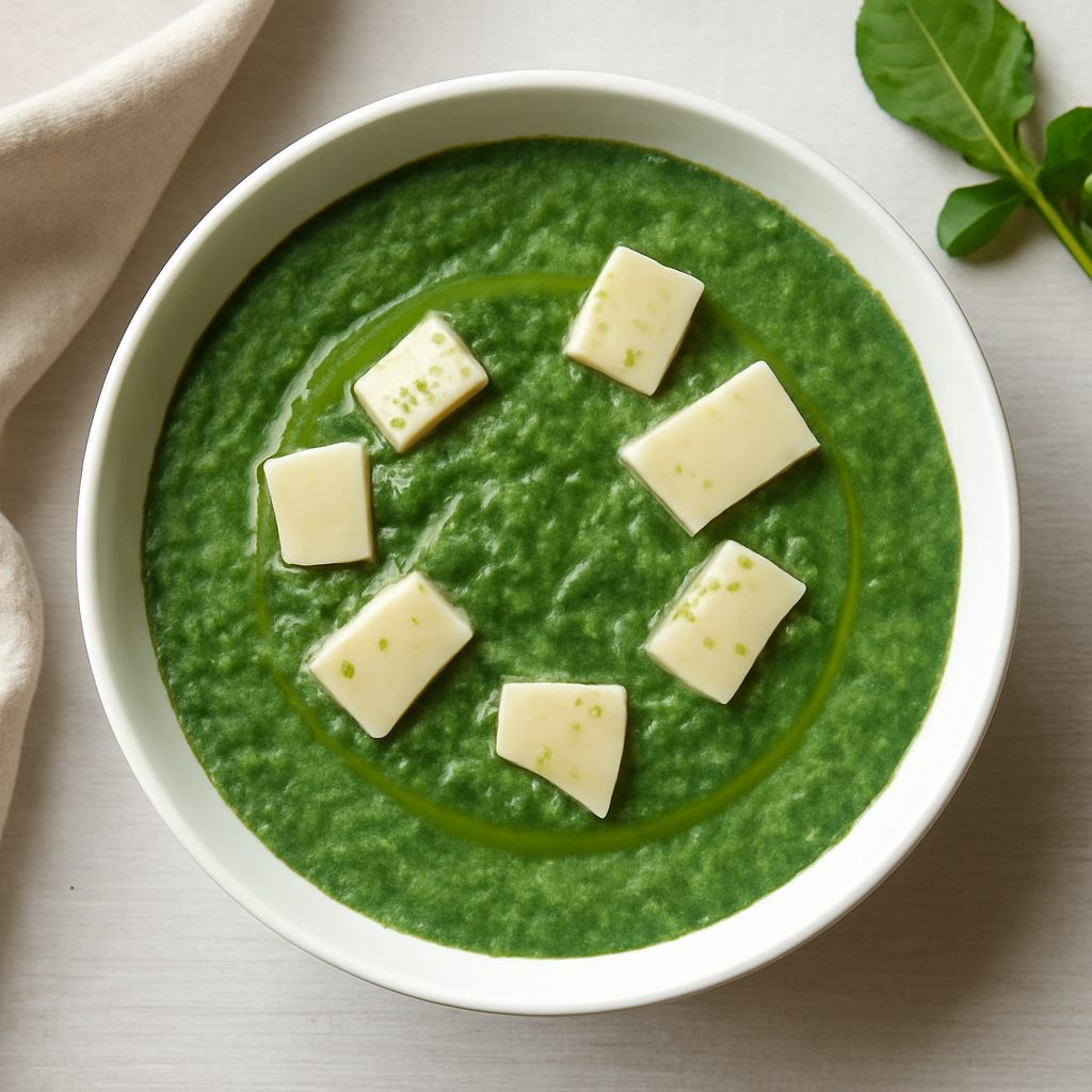Crema di spinaci e Asiago proteica low-carb
