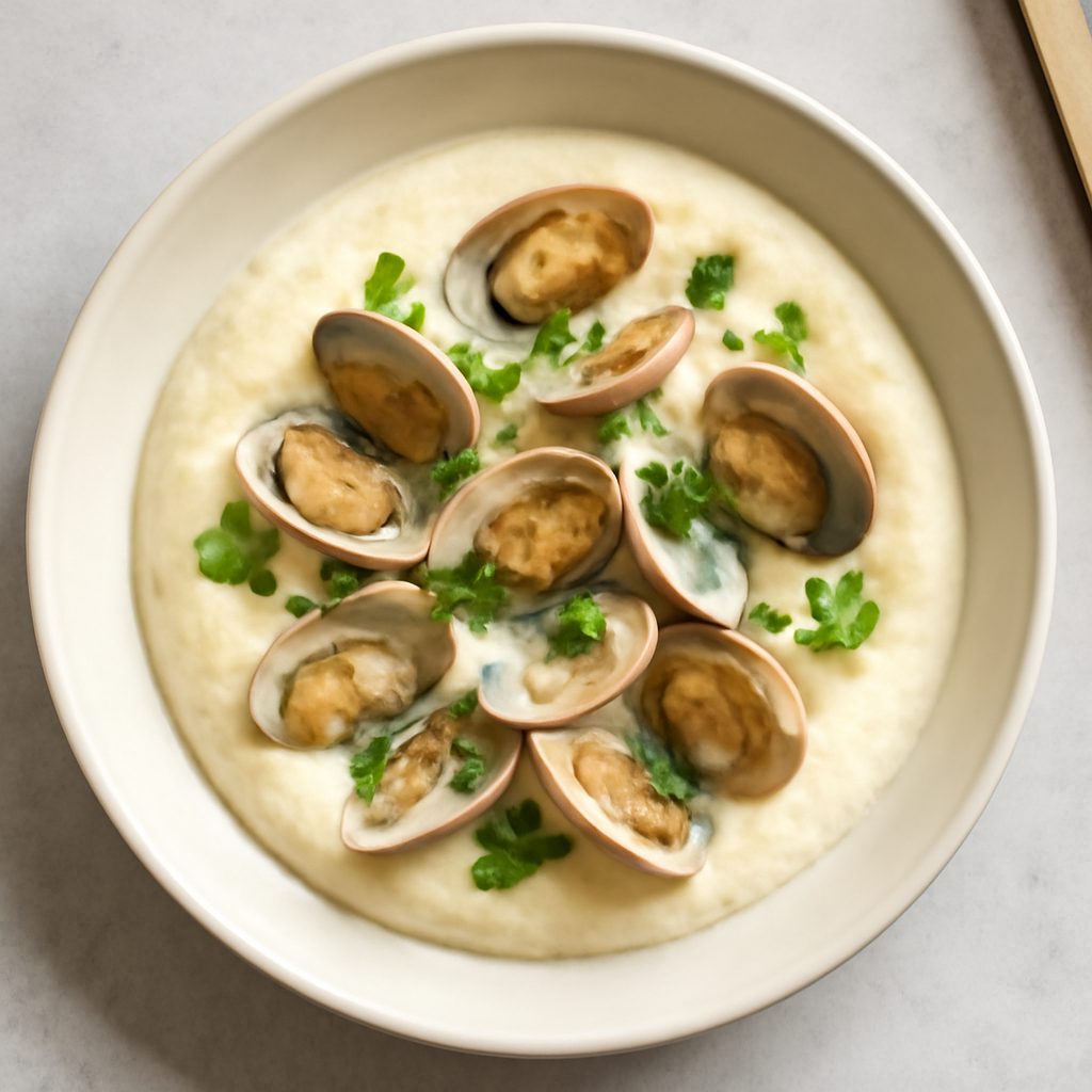 Crema di Tofu e Vongole
